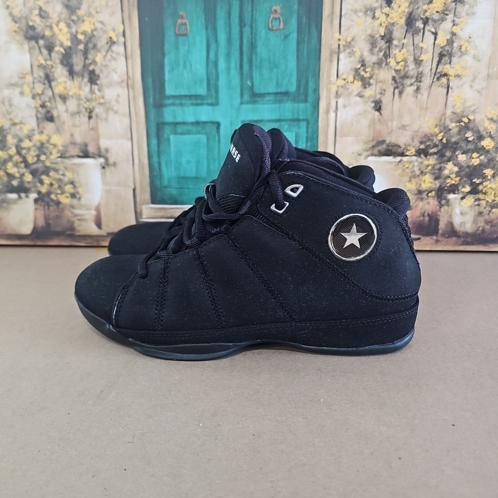 Converse Athletic Basketball Sneakers Men's Sz 7.5 Synthetic Hi Top Black